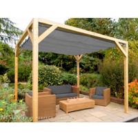 Nesling Complete  pergola Stand Alone antraciet - 290 x 300 cm