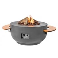 Happy Cocooning Feuertisch Bowl grau 910 x 460 mm