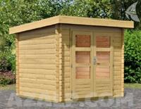 Woodfeeling Tuinhuis Bastrup 2 237 x 237 x 220 cm Onbehandeld