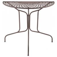 Esschert Design Tuintafel halfrond metaal Old Rectory