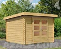 Woodfeeling Tuinhuis Bastrup 5 297 x 297 x 222 cm Onbehandeld