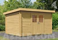 Woodfeeling Tuinhuis Bastrup 7 357 x 297 x 222 cm Onbehandeld