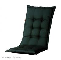 madison Hoog stoelkussen Panama 123x50 cm zwart PHOSB223