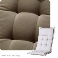 madison tuinkussens hoge rug 125x50cm
