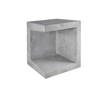 U-element hoek grijs 40x40x50 cm