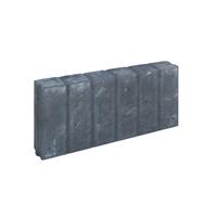 Gardenlux 5 stuks! Blokjesband zwart 8x25x50 cm