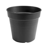 Elho Green basic - Bloempot - Living black - Ø 11 cm