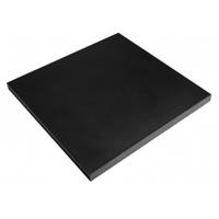 tafel deksel vierkant klein 65x65xH5 cm - zwart
