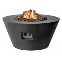 Happy Cocooning Feuertisch Cone schwarz 960 x 460 mm