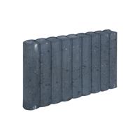 Gardenlux 3 stuks! Rondo palissadeb zwart 8x35x50 cm