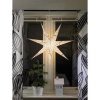 Konstsmide 2985-270 Weihnachtsstern Glühlampe, LED Weiß, Schwarz mit Ständer