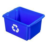 Nesta eco opbergbox 32 liter - blauw - 24x36x45,5 cm