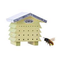 Bijenhuisje hout/zink