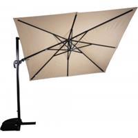 Express Virgoflex Kantelbaar - zweefparasol - 300x300cm - Ecru