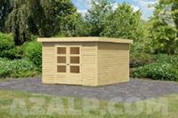 Woodfeeling Tuinhuis Askola 6 302 x 306 x 216 cm Onbehandeld