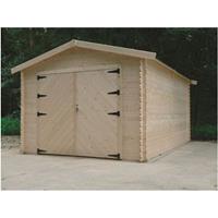 Garage Traditional 3580x5080 Houten poort