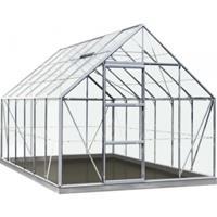 serre Intro Grow Oliver gehard glas & aluminium grijs 9,9 m²