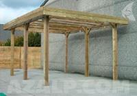 Carport basis 5x5 hoogte 4m