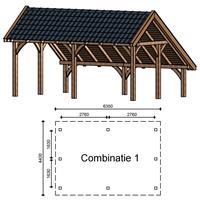 Trendhout Kapschuur De Hoeve XL 635 x 440 x 375 cm