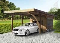 Carport combinatie 4064X7064mm met berging