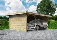 Carport combinatie 5064X7064mm met wanden