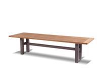 Hartman Sophie Yasmani Tuintafel 300 Cm Naturel Teak - Grijs H-Frame