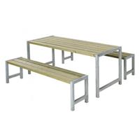 Trendyard Planken tuinset vuren geimpregneerd Plankesaet 77 x 186 x 72 cm