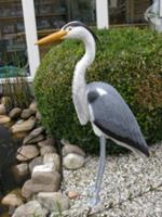 Ubbink Tierfigur Reiher 84 cm Grau