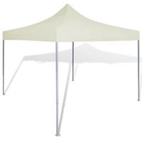 VidaXL Partytent inklapbaar 3x3 m crème