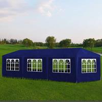 Partytent 3x9 m blauw