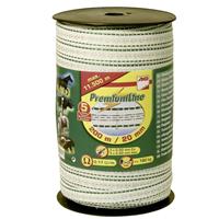 Weidezaunband PremiumLine weiß/grün 20 mm, 0,17 Ohm/m, 200 m - AKO