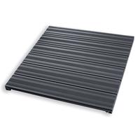 Terrastegel composiet 90 x 90 cm FSC antraciet (50 mm) deckdelen met stalen frame