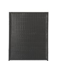 Schutting wicker Trend recht zwart (115 x 140 cm)