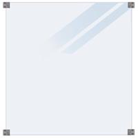 Plus Danmark Glasplaat Gehard glas 6 mm mat glas (90 x 91 cm)