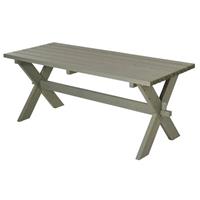 Plus Danmark Tafel vuren geimpregneerd Nostalgi grijsbruin 76 x 177 x 72 cm