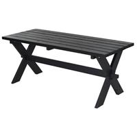 Plus Danmark Tafel vuren geimpregneerd Nostalgi zwart 76 x 177 x 72 cm