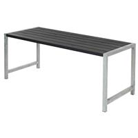 Plus Danmark Planken tafel vuren geimpregneerd Plankesaet zwart 77 x 186 x 72 cm