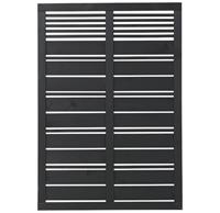 Plus Danmark Schutting vuren Silence louvre recht zwart (120 x 170 cm)