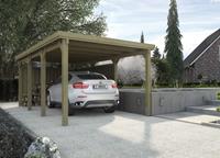 Weka Carport 617 Gr.2 Enkel 294x591 cm