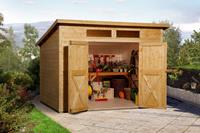 WEKA Gartenhaus 325 A Gr.1, Lasur - Eiche hell