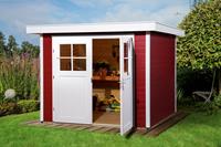 WEKA Gartenhaus 227 Gr.2 - 21 mm, Schwedenrot - RAL 3011