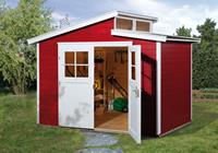 WEKA Gartenhaus 226 Gr.3 - 21 mm, Schwedenrot - RAL 3011