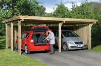 Weka Carport 618 Gr.3 Dubbel 576x784 cm