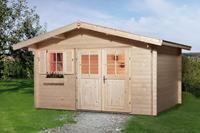 WEKA Gartenhaus 111 Gr.3, 28 mm, ohne Imprägnierung, Ausführung:Vordach 60 cm