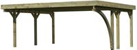 Karibu | Dubbele Carport Classic 1 | Variant B met PVC Dakplaten