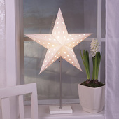 Best Season Sfeerverlichting Combi Pack, ster en kap, voet wit