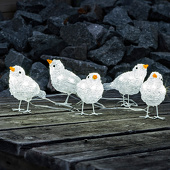 Konstsmide Kerstverlichting Acryl Vogeltjes Binnen en Buiten