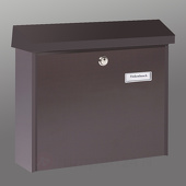 BURG WÄCHTER Briefkasten Amsterdam 867 BR Stahlblech-Briefkastenset