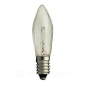 E10-55V-reservelamp van 3W, 3 st, kaarsvorm