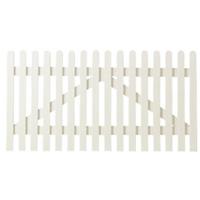 Plus Danmark Tuinpoort vuren Retro recht wit (150 x 80 cm)